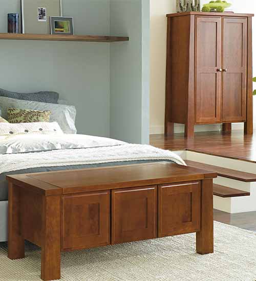 Monterey Bedroom Furniture in Cherry Species with Nutmeg Stain